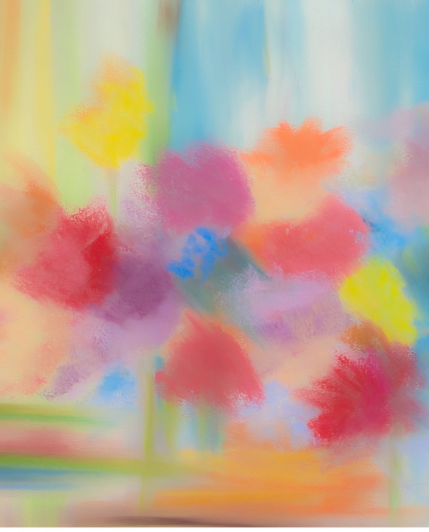 Blossoms Caught in a Breeze